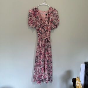 DKNY Long Pink Dress